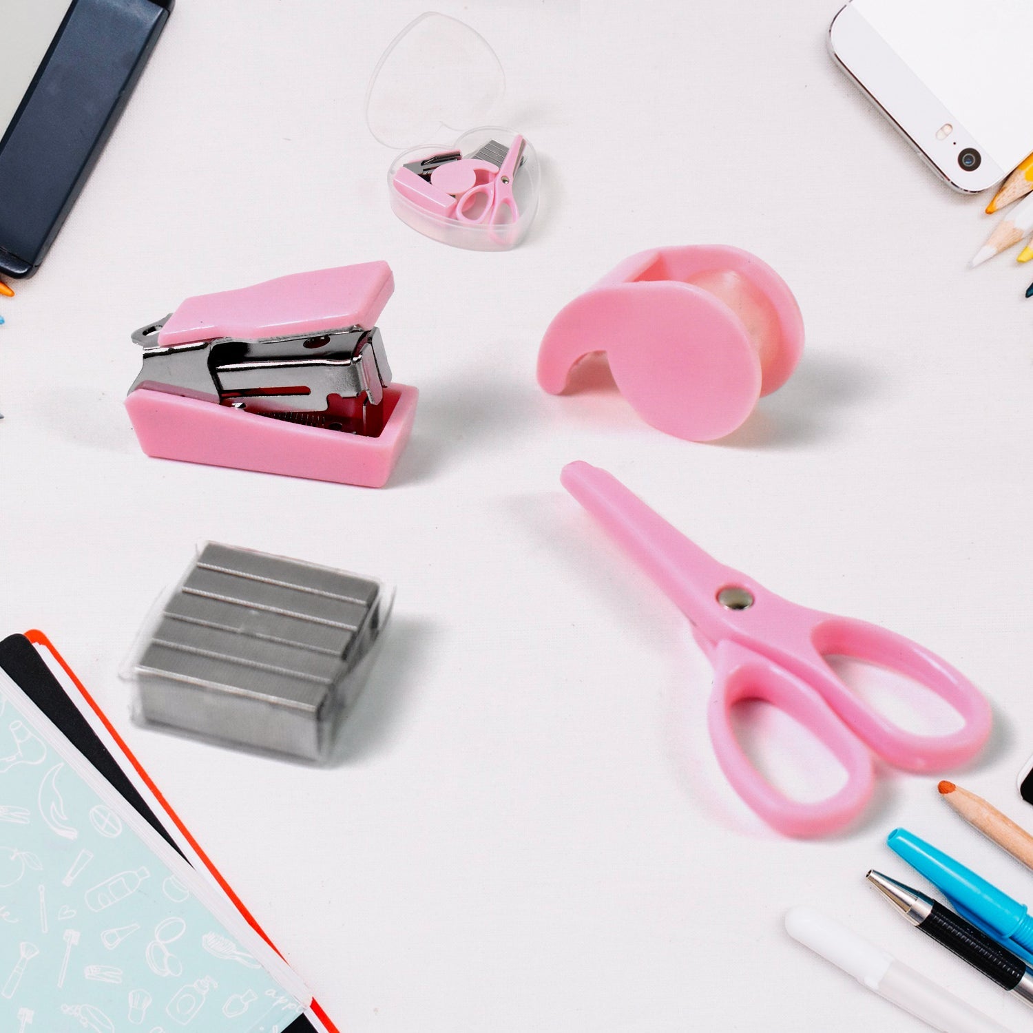 Mini Office Stationery Set (4 Pcs Set) Mini Office Stationery Set (4 Pcs Set)